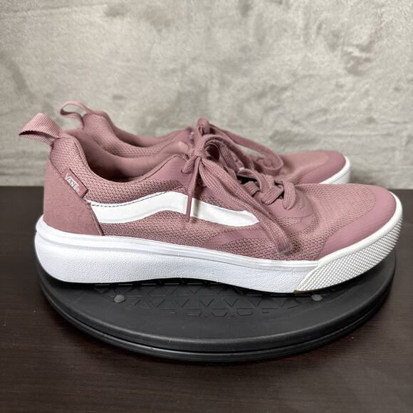 Vans Womens Size US 8.5 Ultrarange Pink Lace Up Comfort Athletic Shoes - Picture 1 of 10